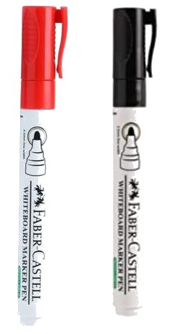 Marqueur de Tableau Slim Noir & Rouge 2 Unités