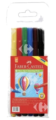 Feutres Faber Castell 6 unités