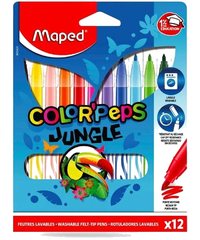 Feutres Color'Peps Jungle Maped 12 Unités