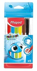 6 Feutres Maped Color Peps Océan