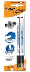 Marqueur Effaçable BIC Velleda 1721 Noir Assortiment de 2 pièces Pack Promo