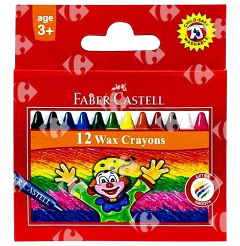Crayon à cire Petit Modèle Faber Castell 12 unités