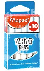 Craies blanches pour Tableau Maped 10 pièces