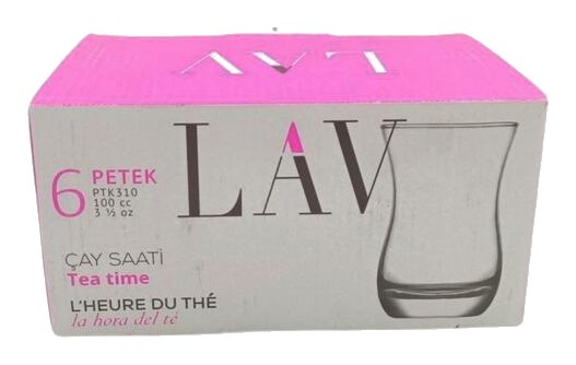 Verres à Café Lavables Petek 10cl 6 unités