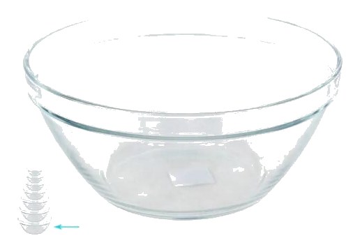Saladier Pompei en Verre Bormioli 26 cm