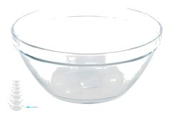 Saladier Pompei en Verre Bormioli 26 cm