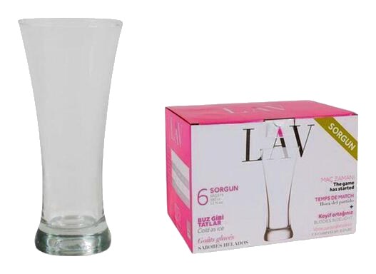 Verres à Jus Sorgun Lav 380 cl 6 unités