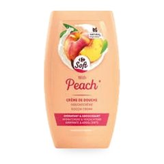 Crème de douche à la pêche et amande Carrefour 250ml