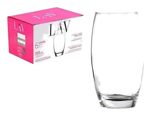Pack Verres à Eau Lav 6 unités