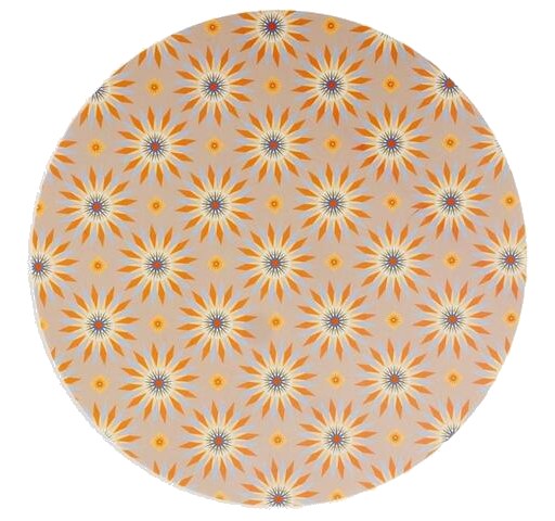 Set de Table Rond Corail Nautique en PVC Kasa 38cm