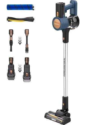 Aspirateur Balai sans Fil Noir/Bleu 0,5 L 150 W