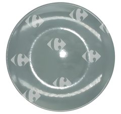 Assiette Dessert Grise Carrefour Home 20cm
