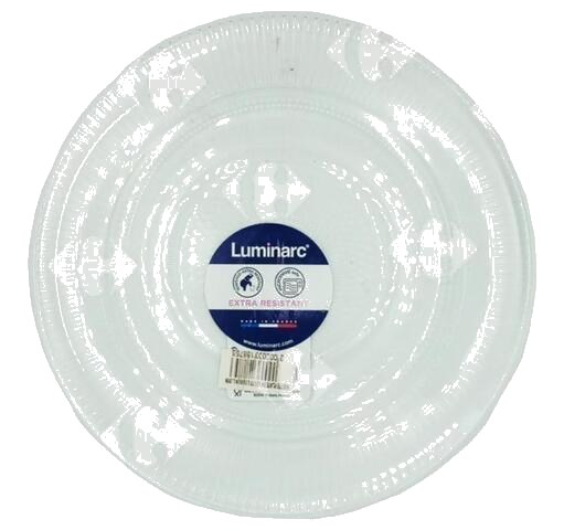 Assiette Plate en Verre Louison Luminarc 25cm