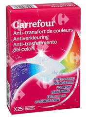 Lingettes Anti Transfert de Couleur Carrefour 24 feuilles
