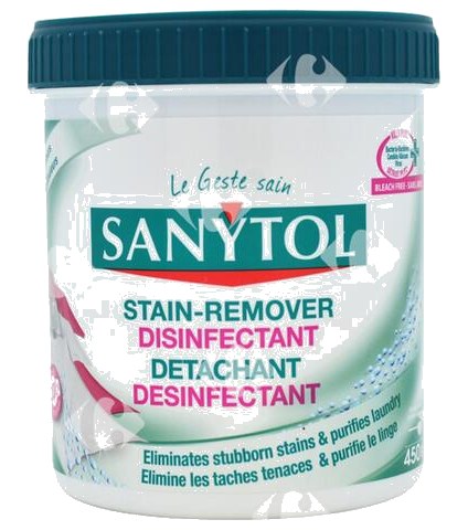 Détachant Désinféctant et Reblanchiseur en Poudre Sanytol 450 g