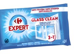 J m ngeues pour vitre Expert Glass Clean 3en1 Carrefour 20 unités