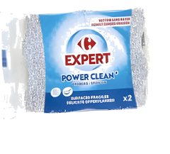 Eponges grattantes vitro-céramique Carrefour 2 unités