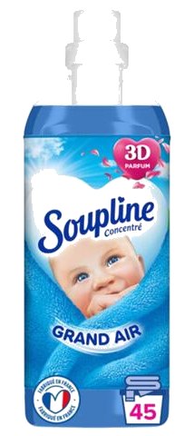 Assouplissant Concentré Grand Air Bleu Soupline 1 L