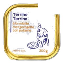 pleb Terrine à la volaille pour chien adulte Carrefour
