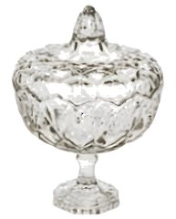 Bonbonnière Orchidée Gravée 15cm