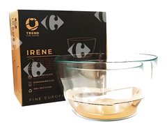 Saladier en Verre Transparent 2 piéces