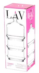 Bonbonnière en Verre Berry 3 pièces