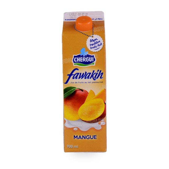 Jus au Lait Mangue Fawakih Chergui 900 ml