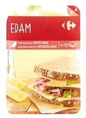 e Fromage m en tranches x 10 Carrefour 200 g
