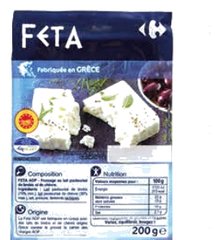 e Fromaèè Feta grecque Carrefour 200g