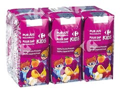 Pack Pur Jus Multifruits Carrefour Kids 6x20 cl