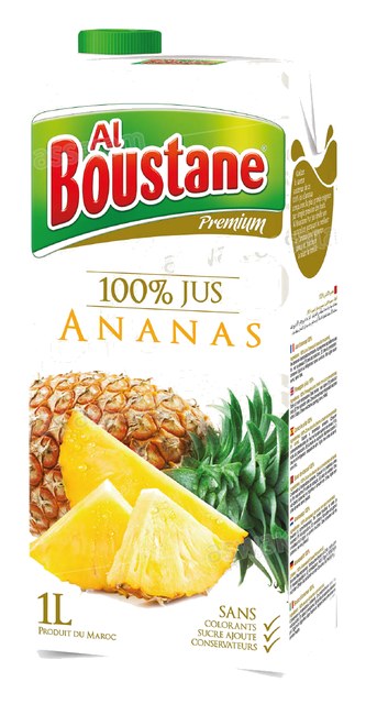 Pur Jus d'Ananas Premium Al Boustane 1 L