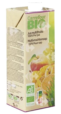 Jus de Fruits Bio Multifruits Carrefour Bio 1 L