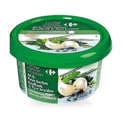 e Fromage àtartiner Ail et fines herbes Carrefour 150 g