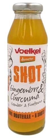 Shot Gingembre Curcuma Bio Voelkel 28 cl
