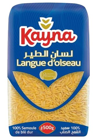Pâtes Langue d'Oiseau Kayna 500 g