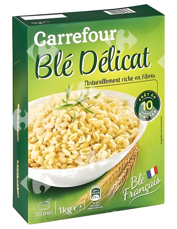 Blé Précuit 10 Min Carrefour 1 kg