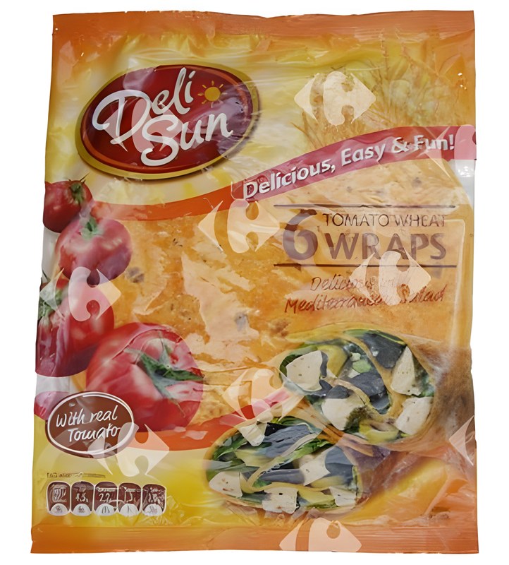 Wraps de Tomate Deli Sun 360 g 6 feuilles