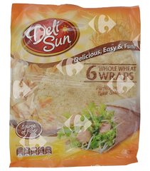 Wraps de Blé Entier Deli Sun 360 g 6 feuilles