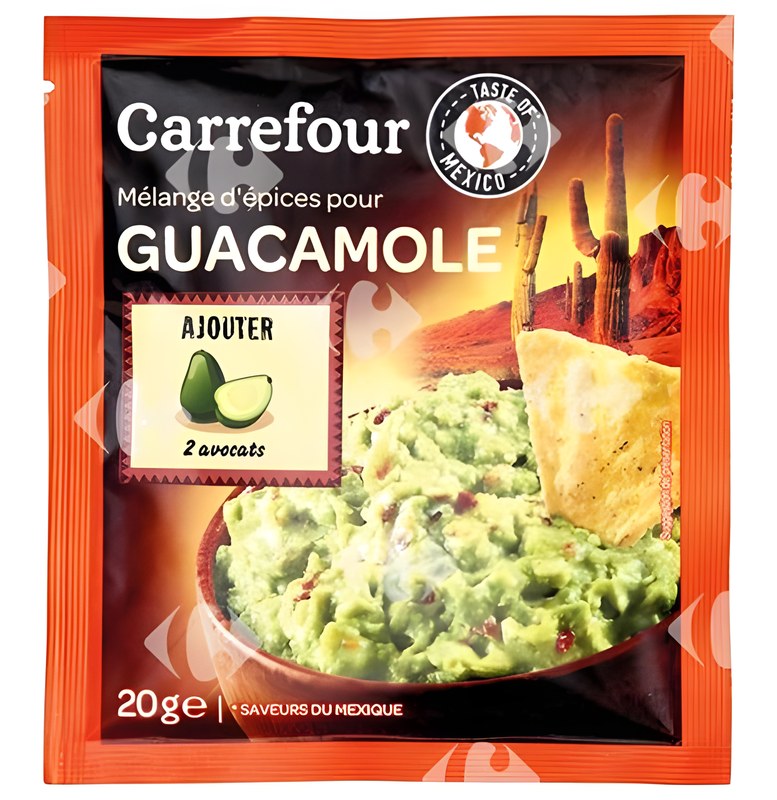 Épices pour Guacamole Carrefour 20 g