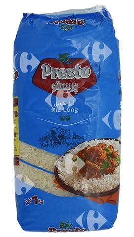 Riz Long Blanchi Presto 1 kg