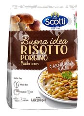 Riz Risotto Carnaroli aux Champignons sans Gluten Scotti 210g
