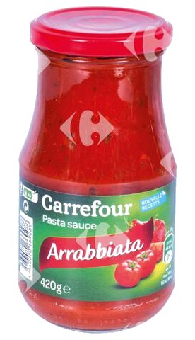 Sauce Préparée Arrabiata Carrefour 420 g