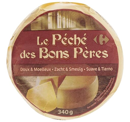 Fromage Petit Saint Paulin Le Péché Des Bons Pères Carrefour 340 g