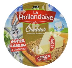Fromage Fondu Goût Cheddar la Hollandaise 8 unités