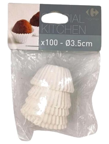 Caissettes Blanches 100 unités