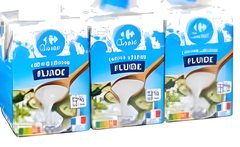 Creme legere fluide Carrefour 12% MG x3