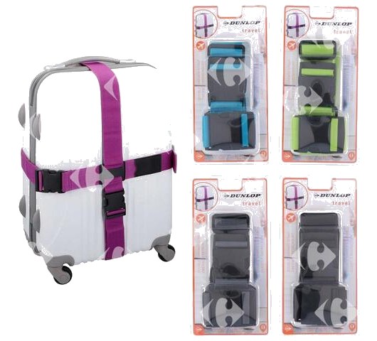 Sangle de Bagages 190x5cm 2 pièces