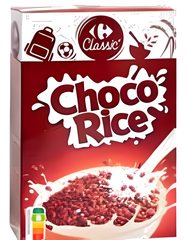 p Céréales choco rice Carrefour 375 g