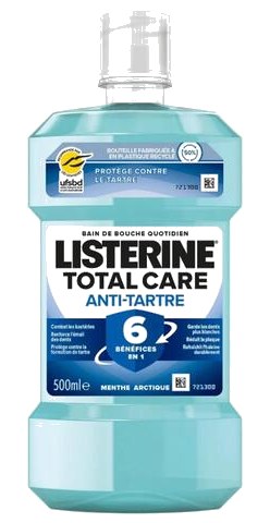 Bain de Bouche Antitartre Total Care Listerine 500 ml