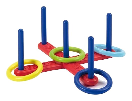 Jeu Croix 4 Anneaux Plage 41x41x17 cm